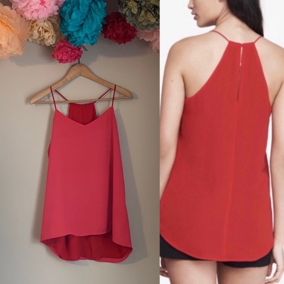 NWT EXPRESS Barcelona Reversible Tank in Red/Pink - Picture 1 of 15